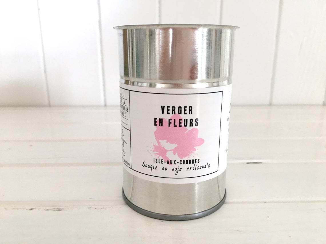 Bougie soja artisanale / Verger en fleurs