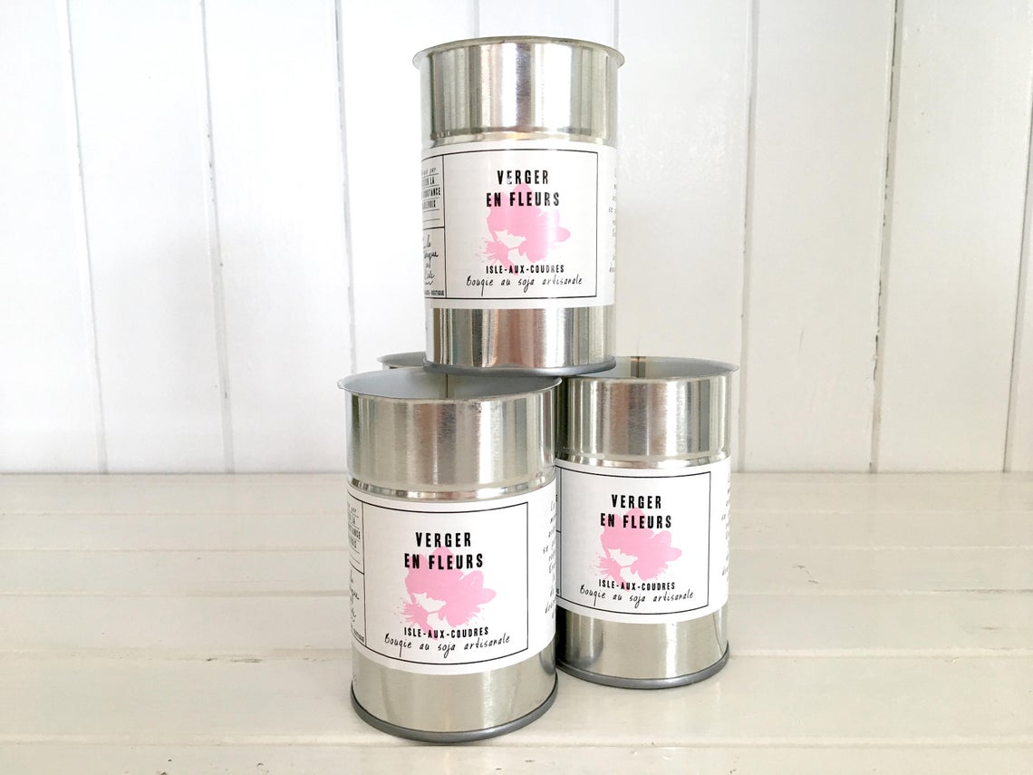 Bougie soja artisanale / Verger en fleurs – Image 2