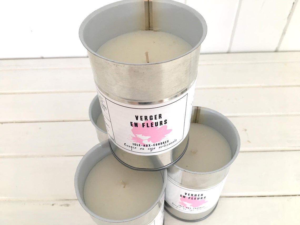 Bougie soja artisanale / Verger en fleurs – Image 3