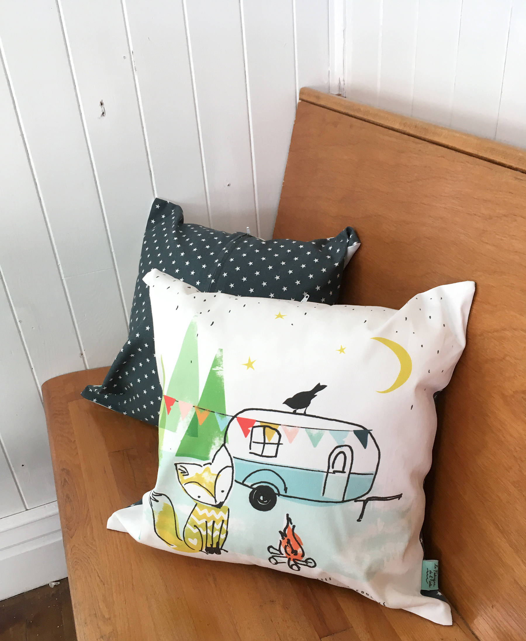 Le campeur / coussin